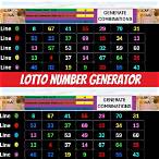 winning lottery number generator